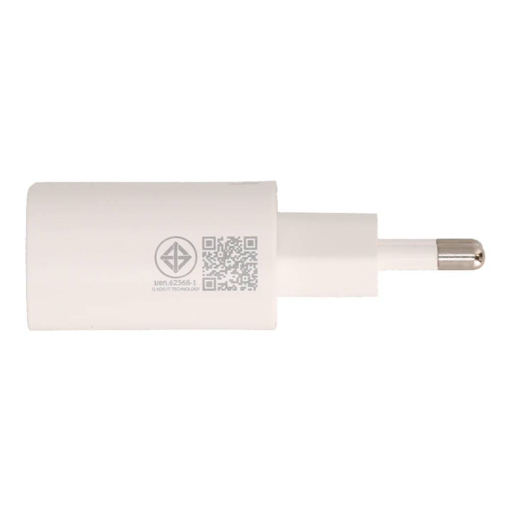 อะแดปเตอร์ QPLUS Wall USB Charger 1 USB-A (QC3.0A/18W) White (HX01) (TISI)