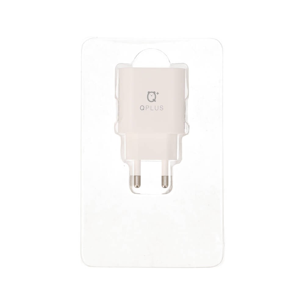 อะแดปเตอร์ QPLUS Wall USB Charger 1 USB-A (QC3.0A/18W) White (HX01) (TISI)