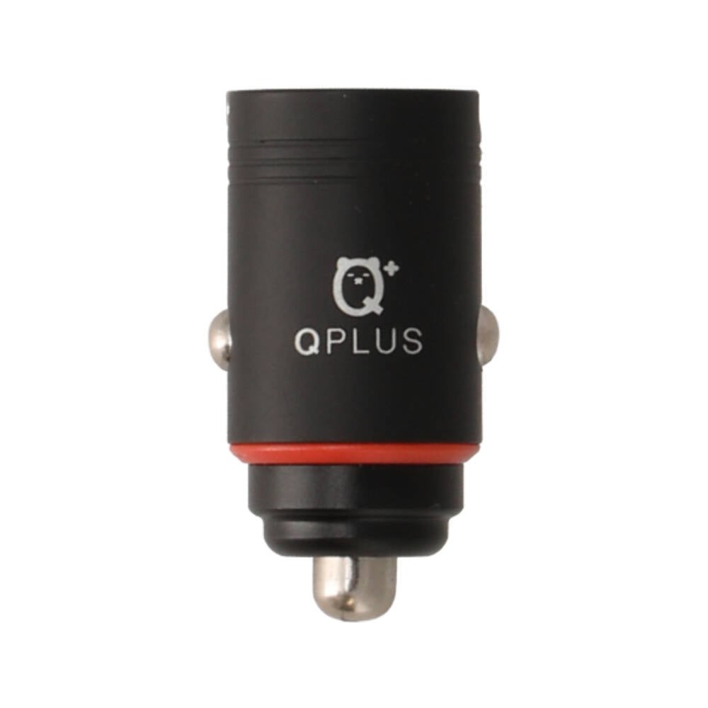 ที่ชาร์จแบตในรถ QPLUS Car Charger 1 USB-A (18W) / 1 USB-C (PD30W) Bl;ack (QP-CC02)