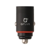 ที่ชาร์จแบตในรถ QPLUS Car Charger 1 USB-A (18W) / 1 USB-C (PD30W) Bl;ack (QP-CC02)
