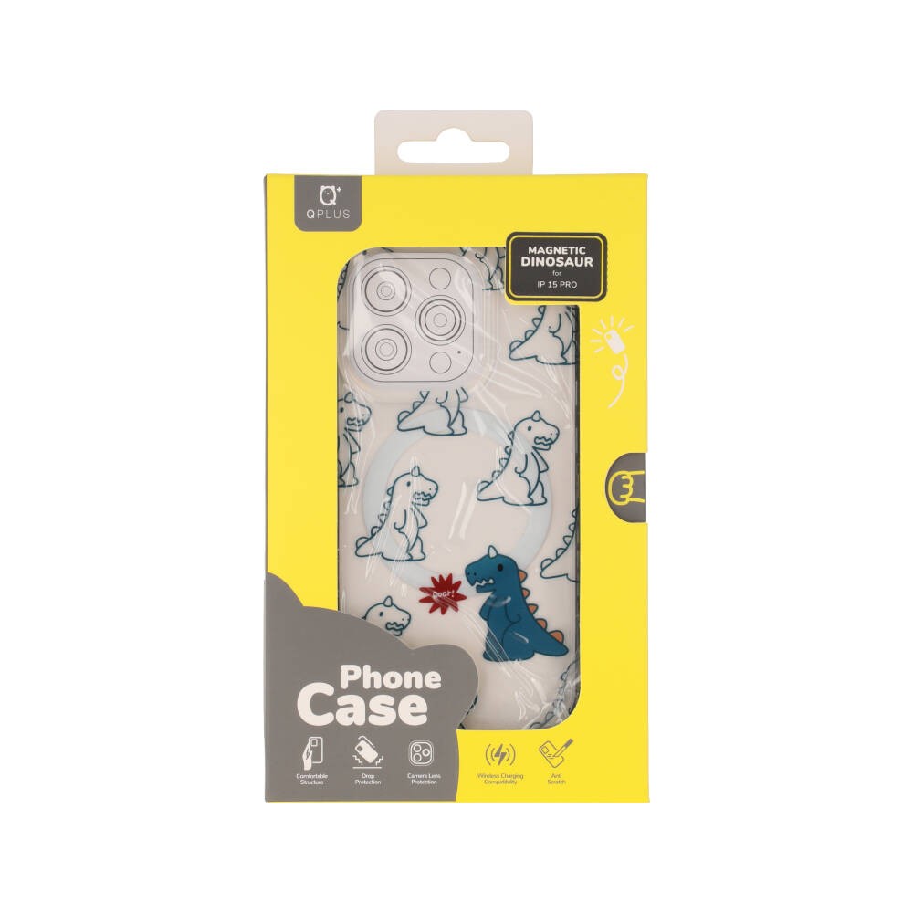 เคส QPLUS iPhone 15 Pro with Magsafe Dinosaur