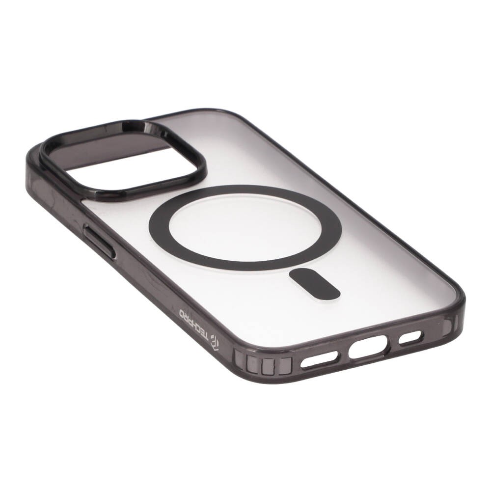 เคส TECHPRO iPhone 15 Pro with Magnetic Black Shading bumper