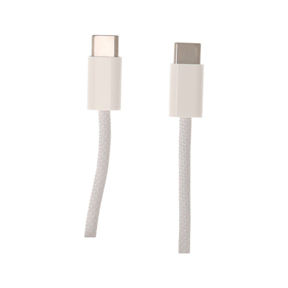 สายชาร์จ Blue Box USB-C to USB-C 60W 1 เมตร Knitting White