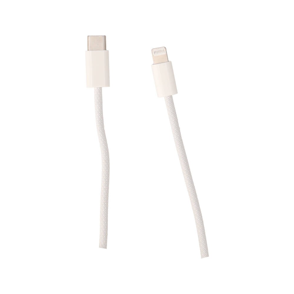 สายชาร์จ Blue Box USB-C to Lightning 27W 1 เมตร Knitting White