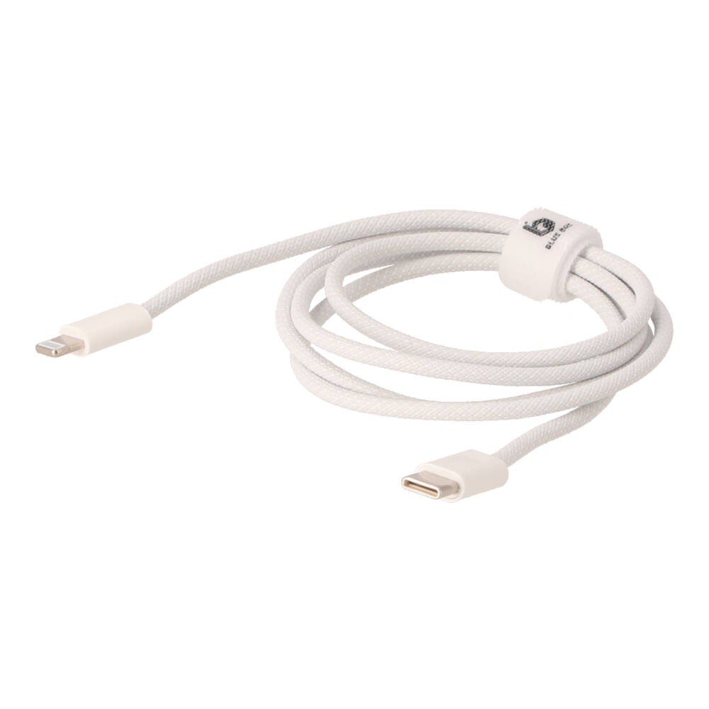 สายชาร์จ Blue Box USB-C to Lightning 27W 1 เมตร Knitting White