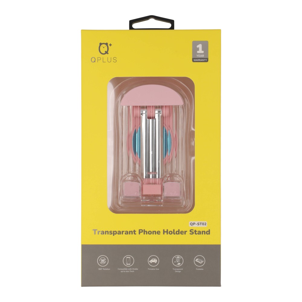 ขาตั้ง QPLUS Phone Holder Stand QP-ST02 Pink
