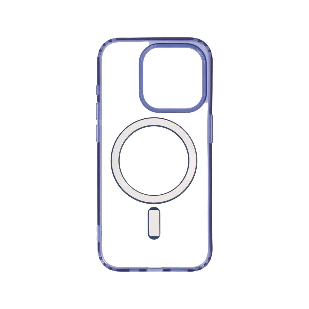 เคส TECHPRO iPhone 15 Pro with Magnetic Black Shading Blue bumper