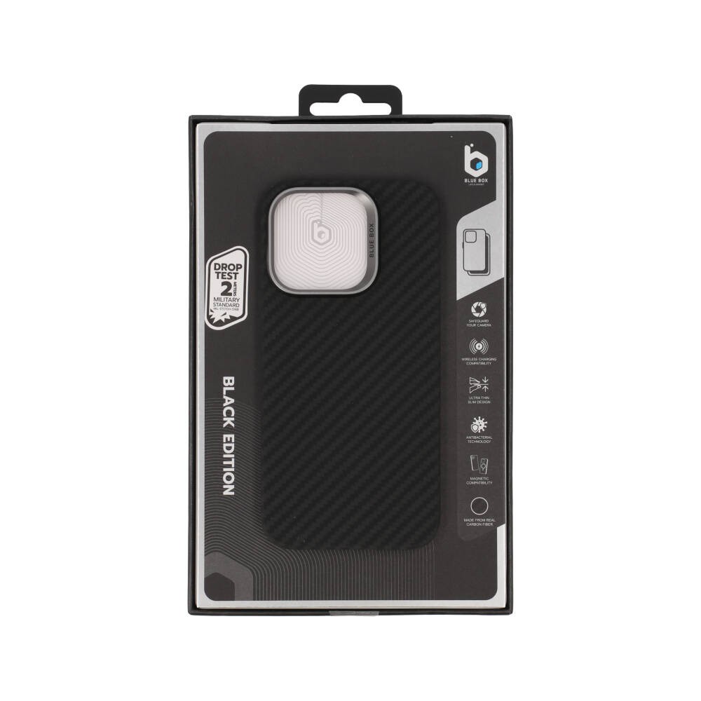 เคส Blue Box iPhone 15 Pro with Magsafe Ultra Thin Kevlar Black