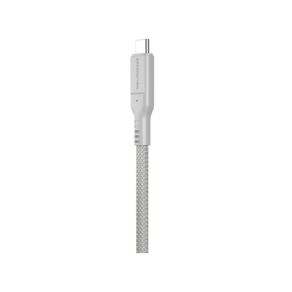 สายชาร์จ AMAZINGthing USB-C to USB-C Cable 240W Thunder Pro 1.2M Titan Gray