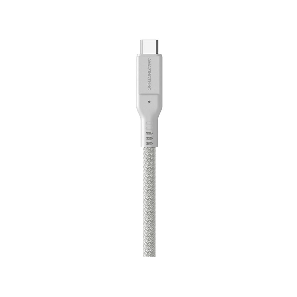 สายชาร์จ AMAZINGthing USB-C to USB-C Cable 240W Thunder Pro 1.2M Titan Gray