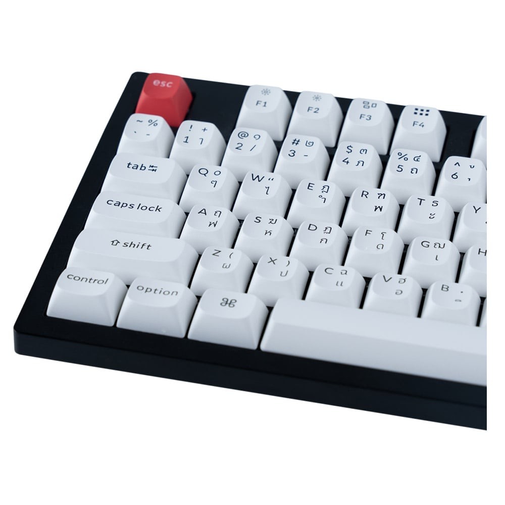 คีย์แคป Keychron Keycap OSA-Profile Thai layout White (141keys ...