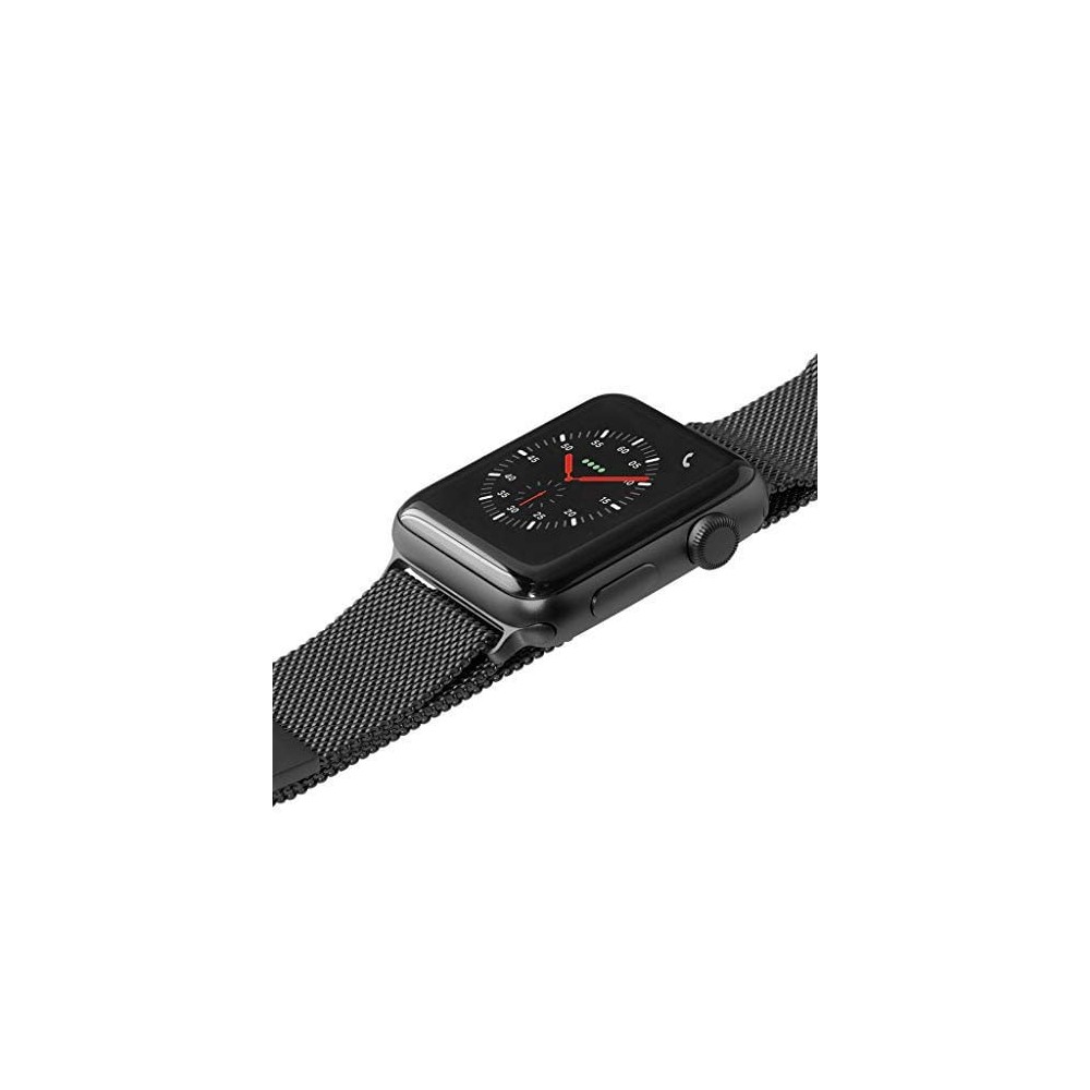 LAUT สาย Apple Watch Strap Series 6,7,8,9,10,11Ultra (44/45/49 mm) Steel Loop Black