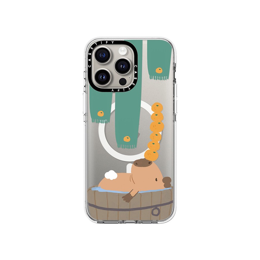 เคส Casetify iPhone 15Pro Max Magsafe - BathingCapybara