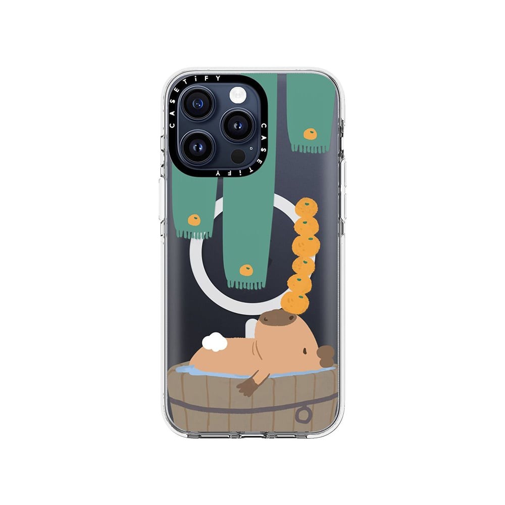 เคส Casetify iPhone 15Pro Max Magsafe - BathingCapybara