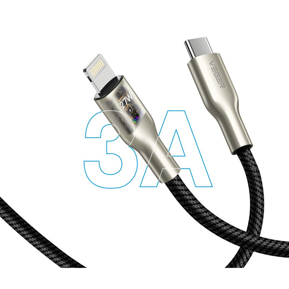 สายชาร์จ VEGER USB-C to Lightning ยาว 1.2 เมตร รุ่น V-CL05