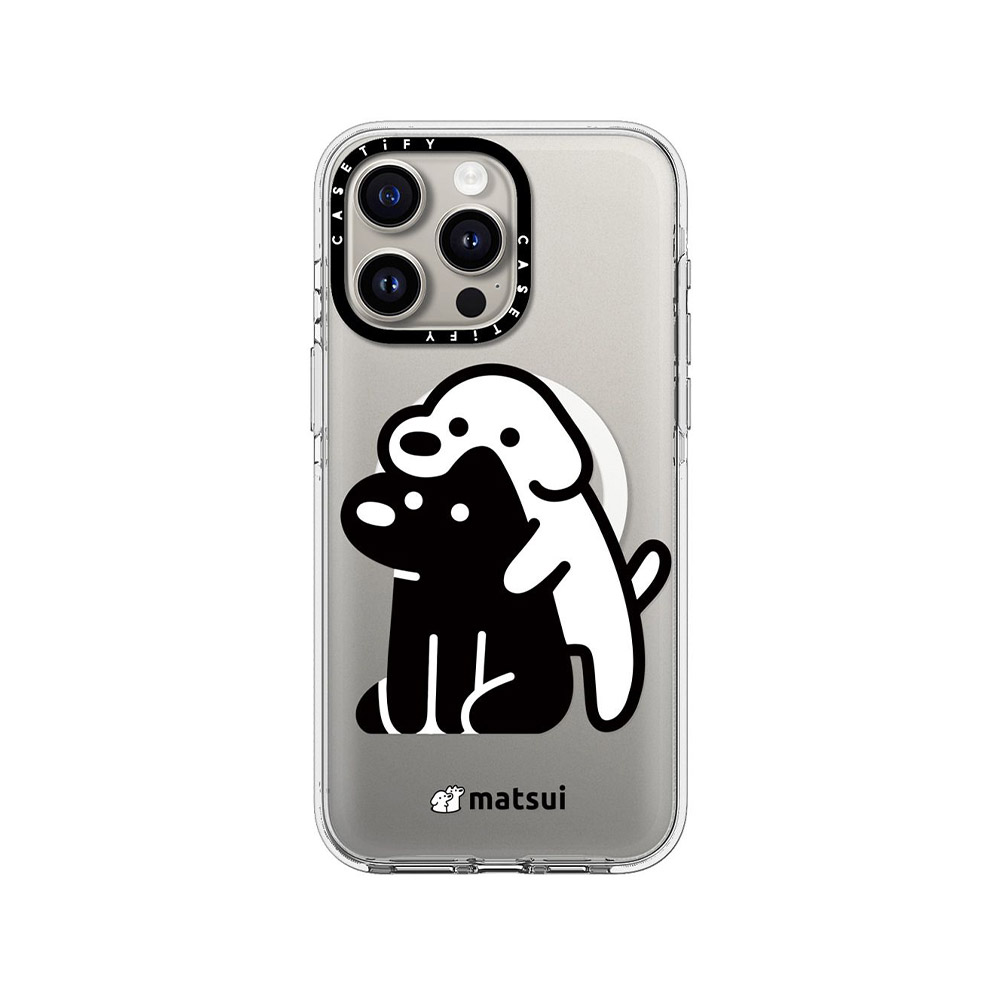 CASETiFY Impact Case w/ Magsafe for iPhone 15 Pro Max - Clouds
