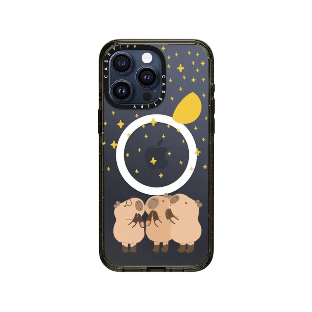 เคส Casetify iPhone 15 Pro Max Re/CASETiFY Impact with Magsafe Wishing Capybara