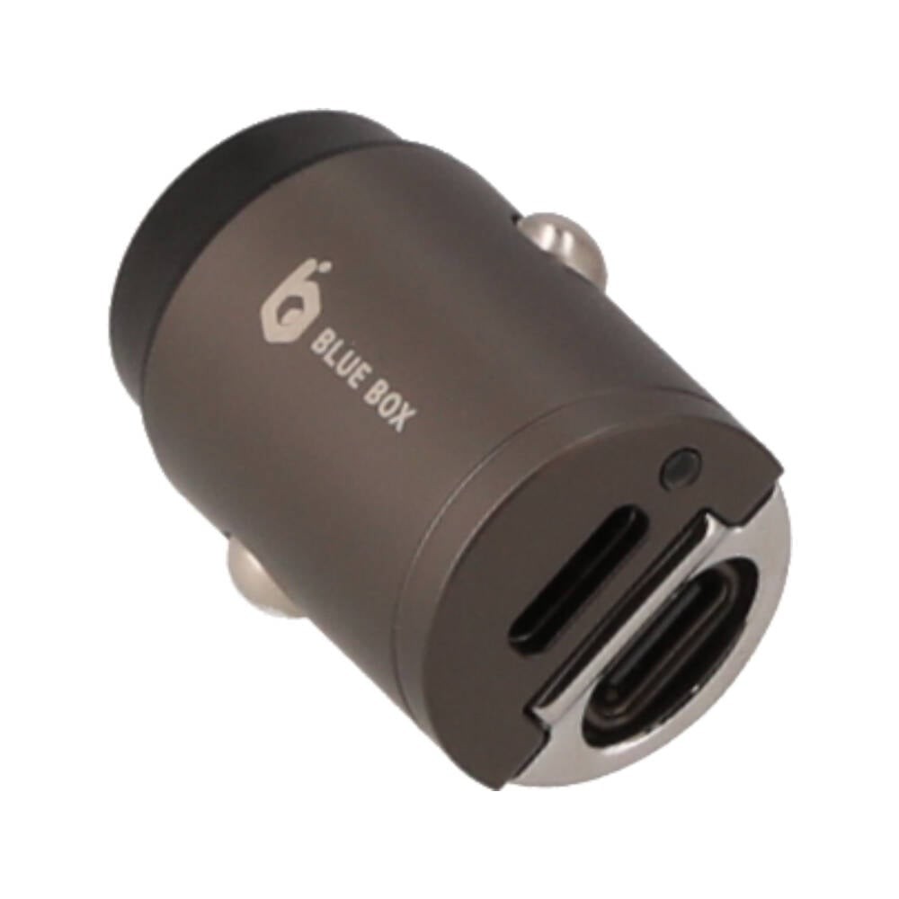 ที่ชาร์จแบตในรถ Blue Box Car Charger 2 USB-C (PD45W) Titanium (BB-CC04)
