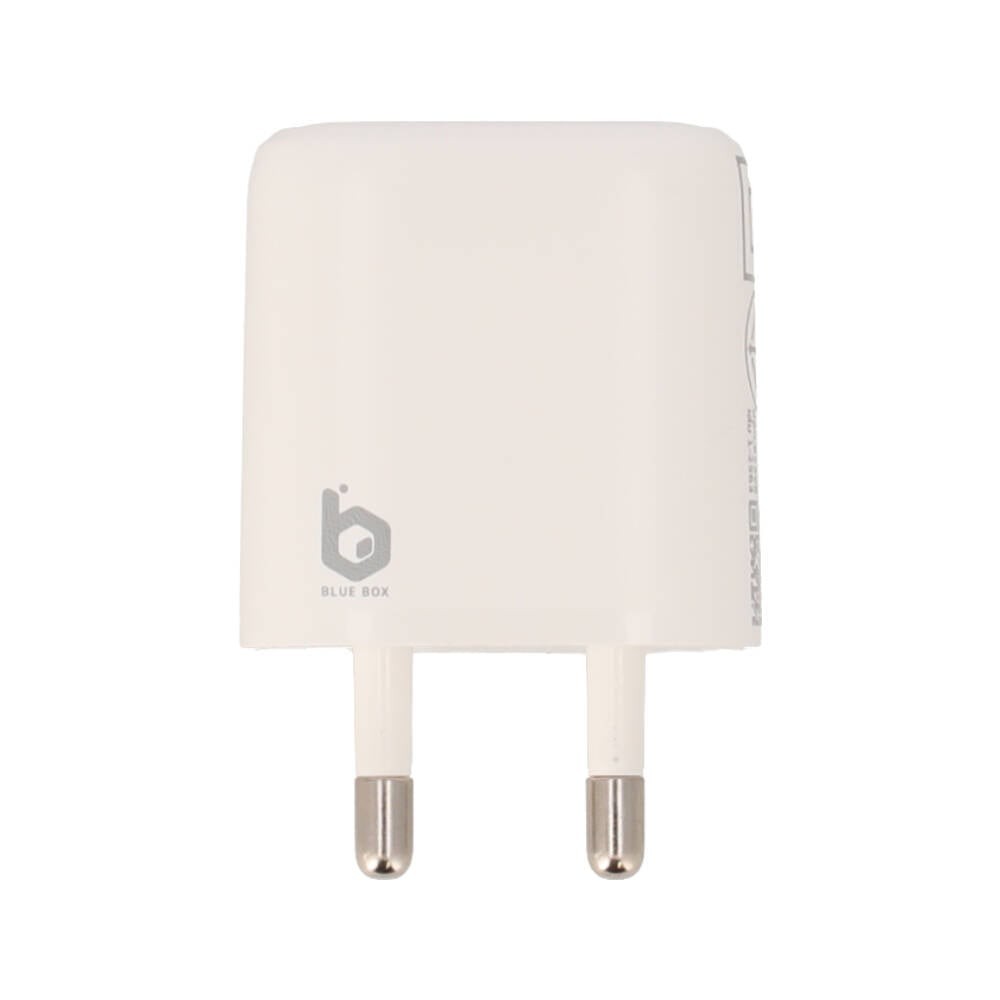 อะแดปเตอร์ Blue Box Wall USB Charger 1 USB-A / 1 USB-C (PD20W) White (BB-WC02) (TISI)