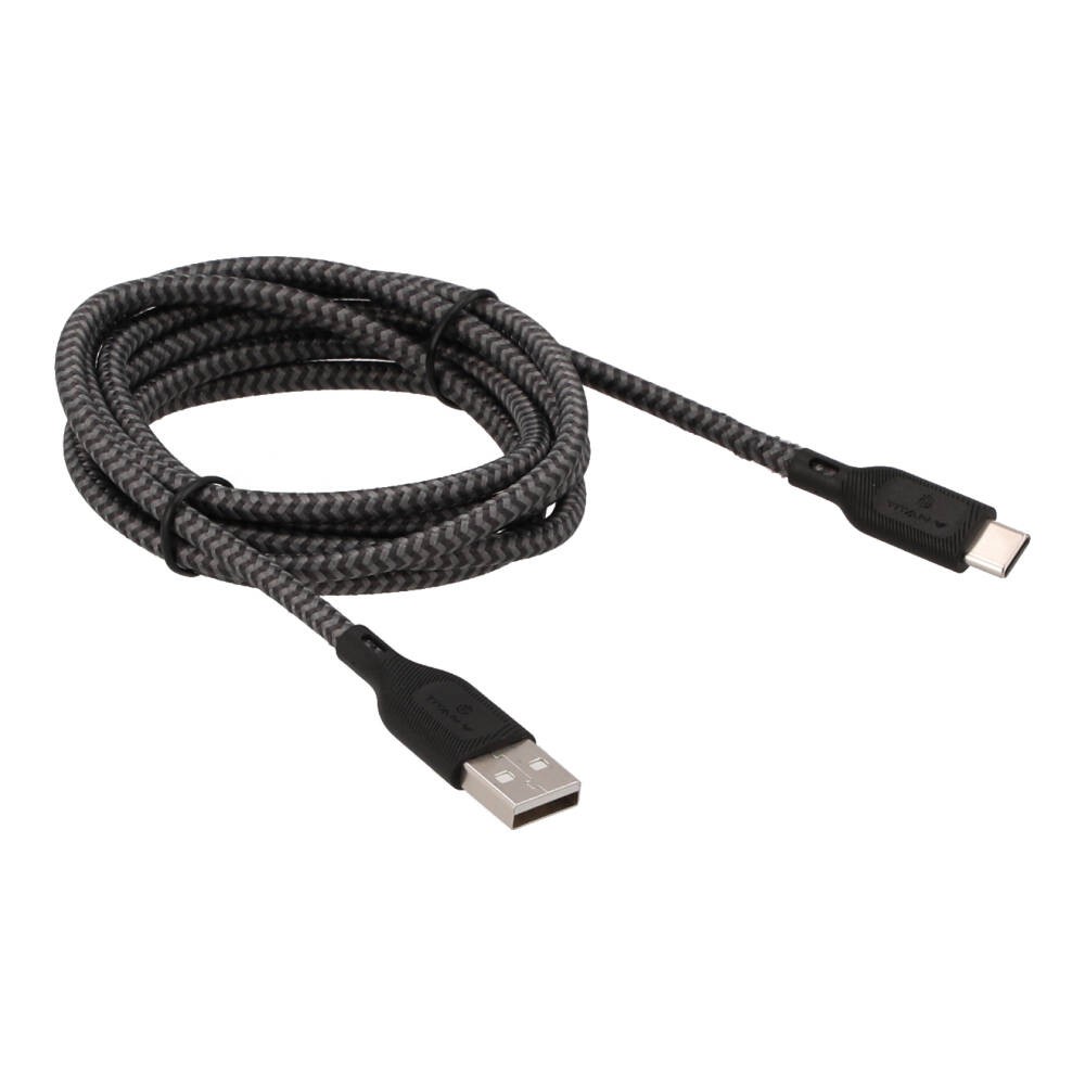 สายชาร์จ TITANV USB-A to USB-C Cable Nylon Charrger & DATA SYNC 1.5M Black (TI-C07)