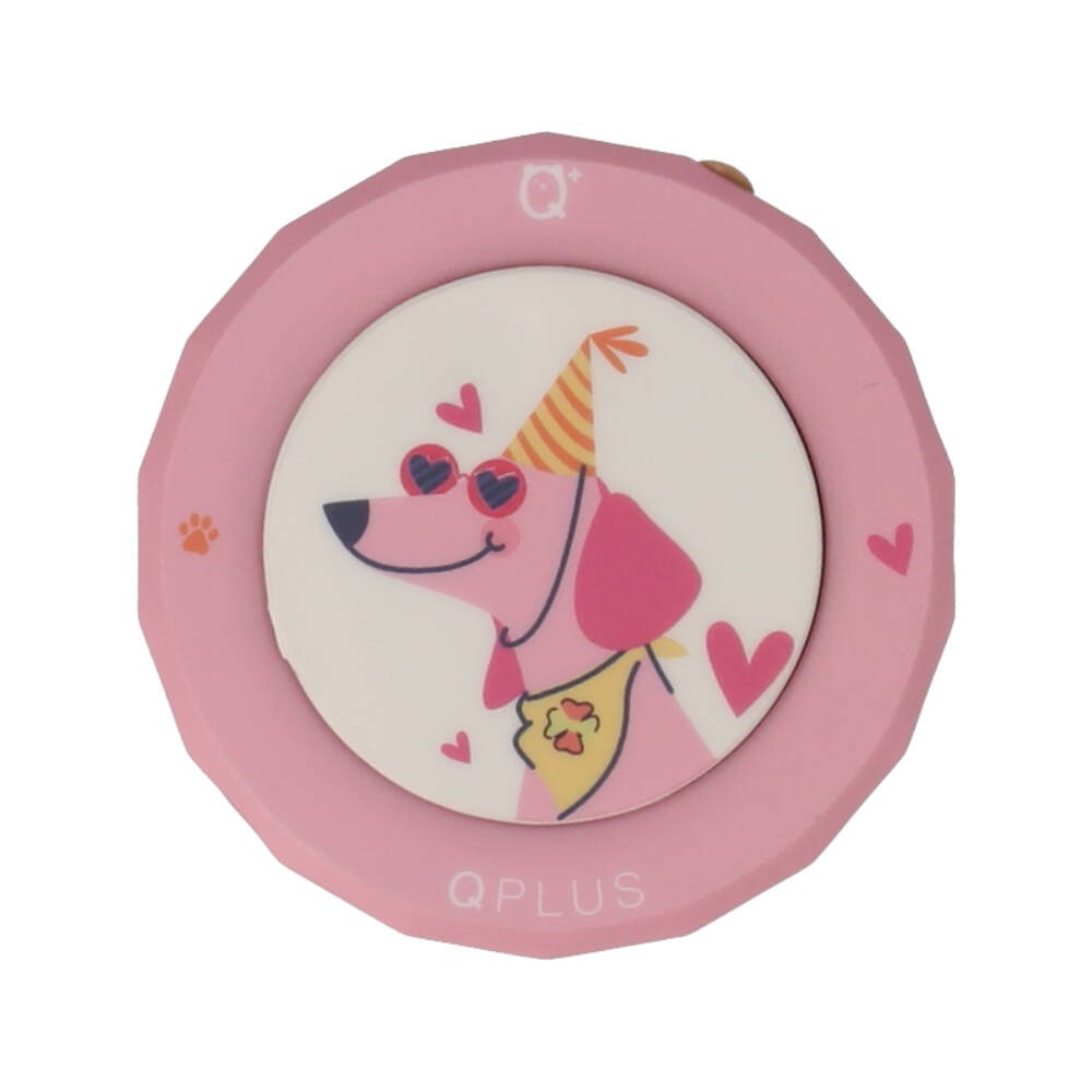 แหวนจับมือถือ QPLUS Finger Cross Magnetic Phone Grip Pinky Dog