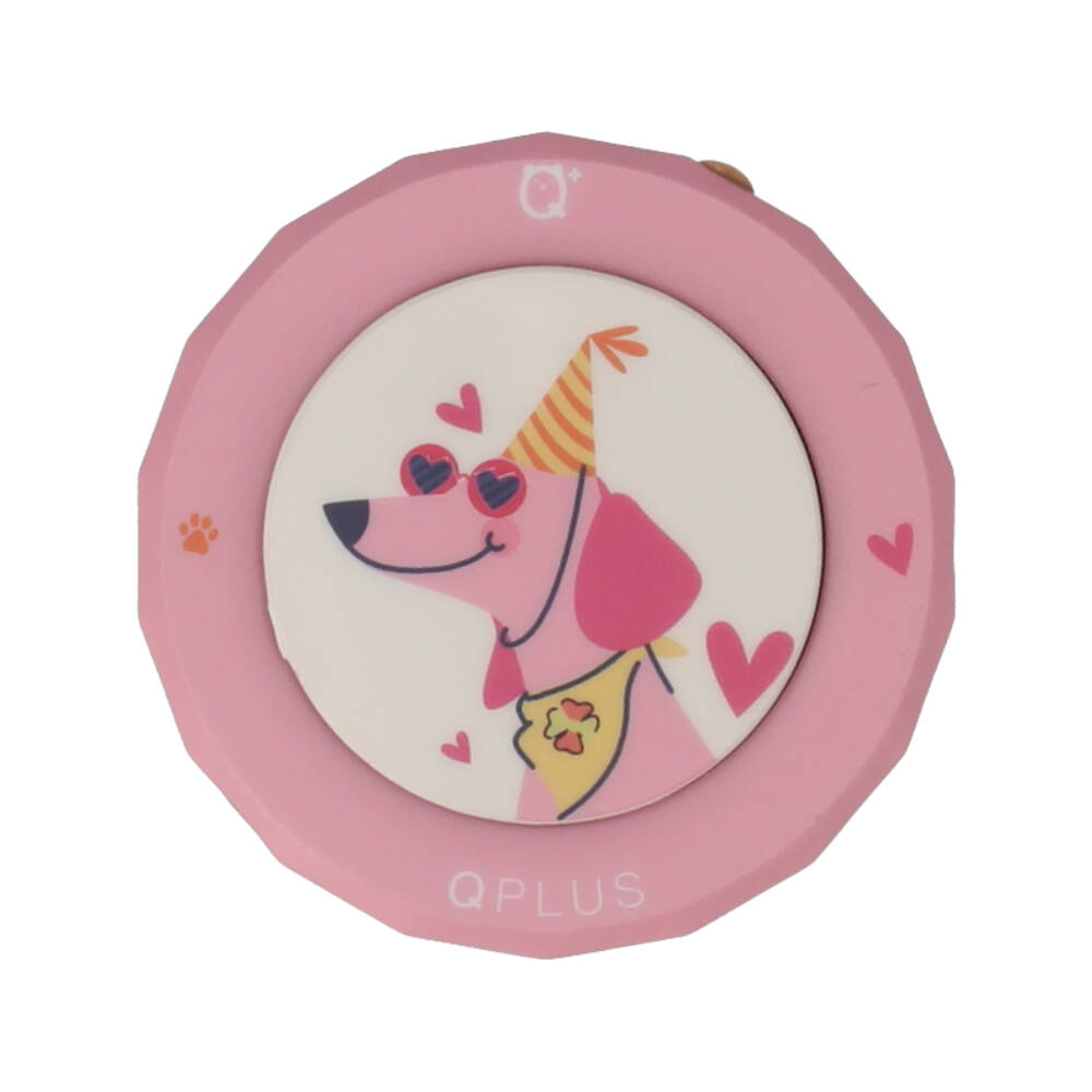 แหวนจับมือถือ QPLUS Finger Cross Magnetic Phone Grip Pinky Dog