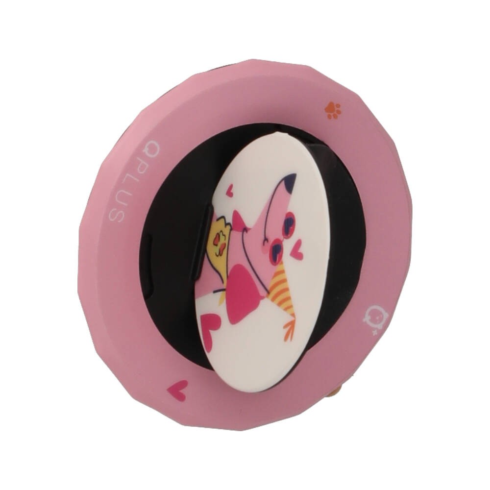 แหวนจับมือถือ QPLUS Finger Cross Magnetic Phone Grip Pinky Dog