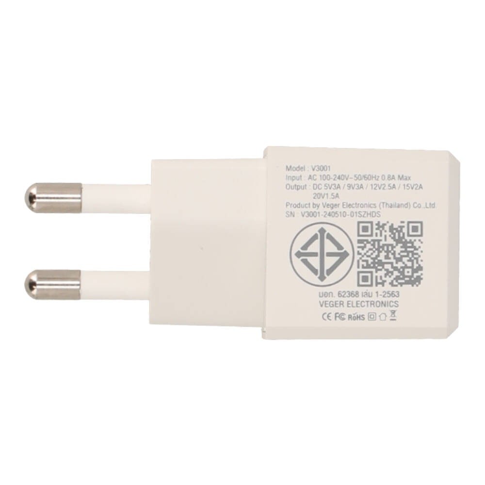 อะแดปเตอร์ TITANV Wall Charger 1 USB-C 33W White (TISI) | Studio7 online