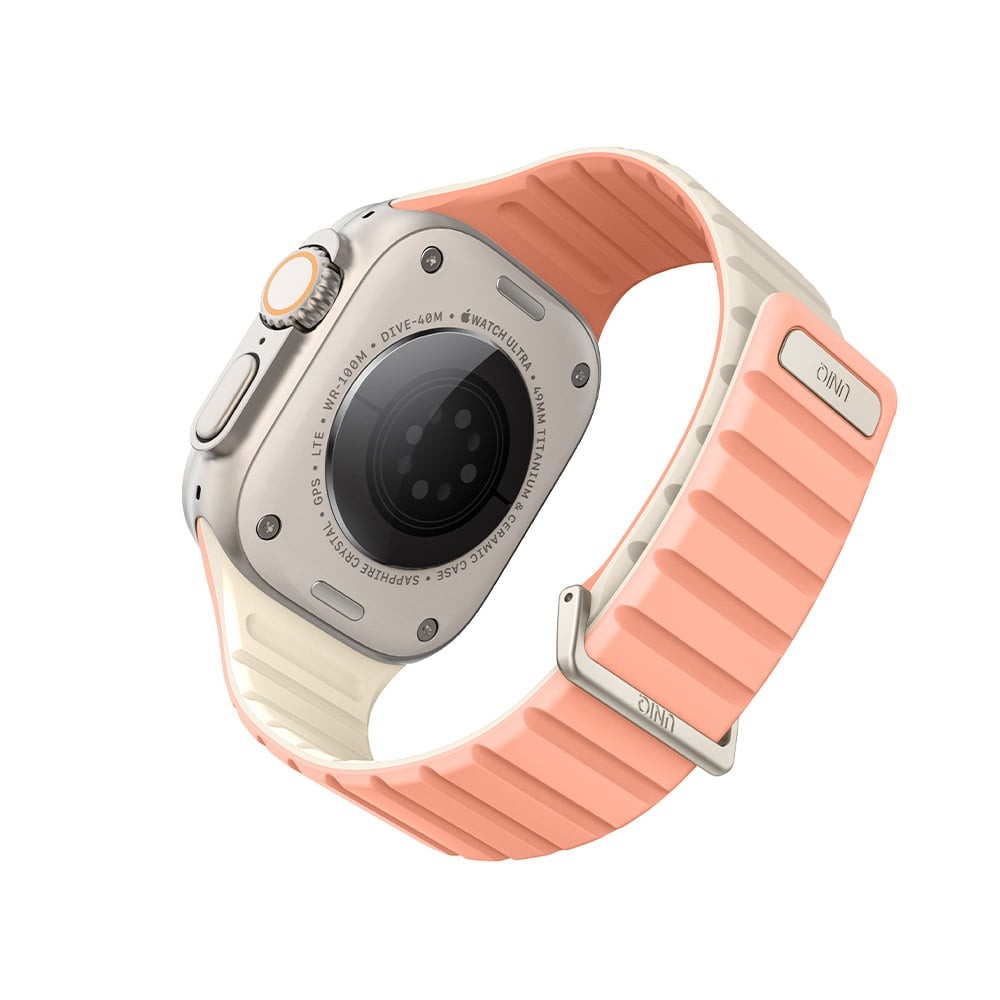 Uniq สาย Apple Watch Strap Series 6,7,8,9,10,Ultra (42/44/45/46/49 mm) Revix Evo Crepe Pink