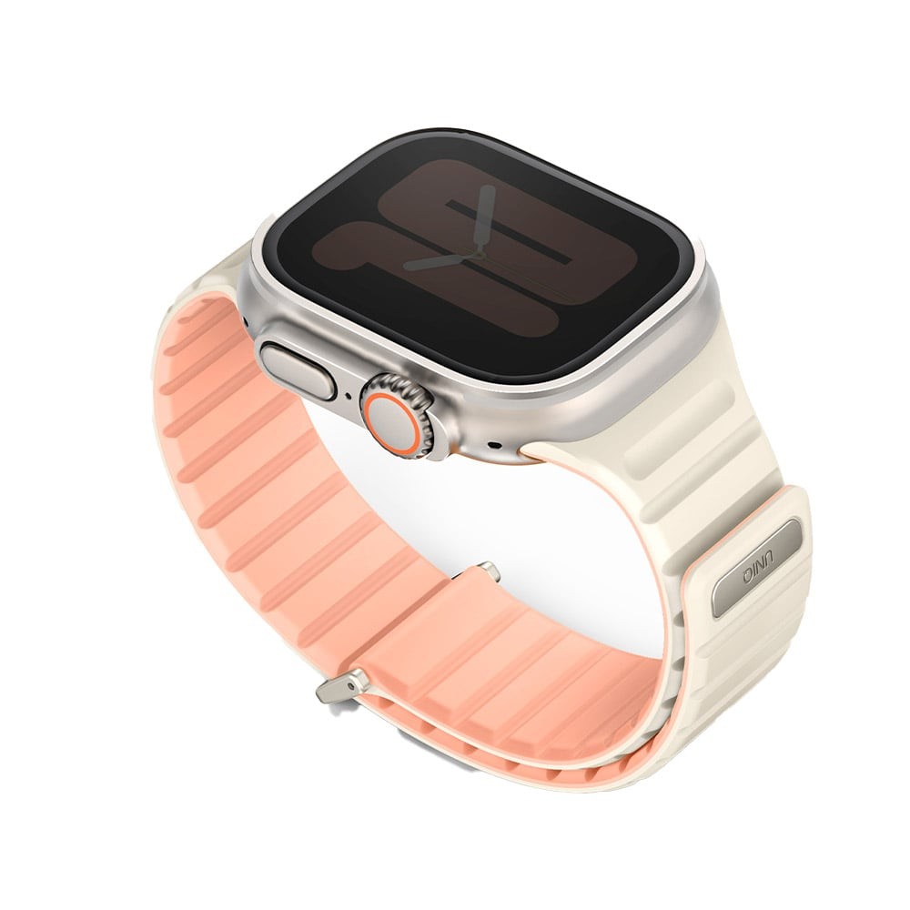 Uniq สาย Apple Watch Strap Series 6,7,8,9,10,Ultra (42/44/45/46/49 mm) Revix Evo Crepe Pink