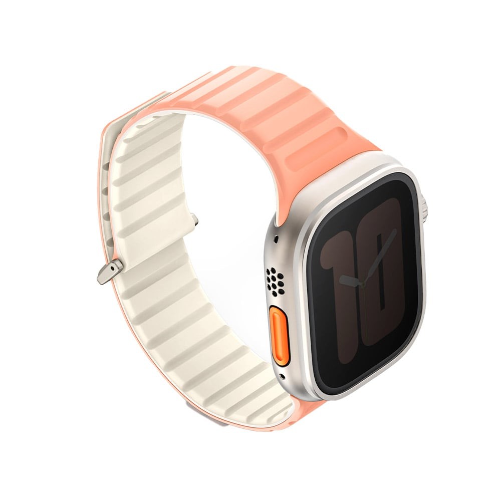 Uniq สาย Apple Watch Strap Series 6,7,8,9,10,Ultra (42/44/45/46/49 mm) Revix Evo Crepe Pink
