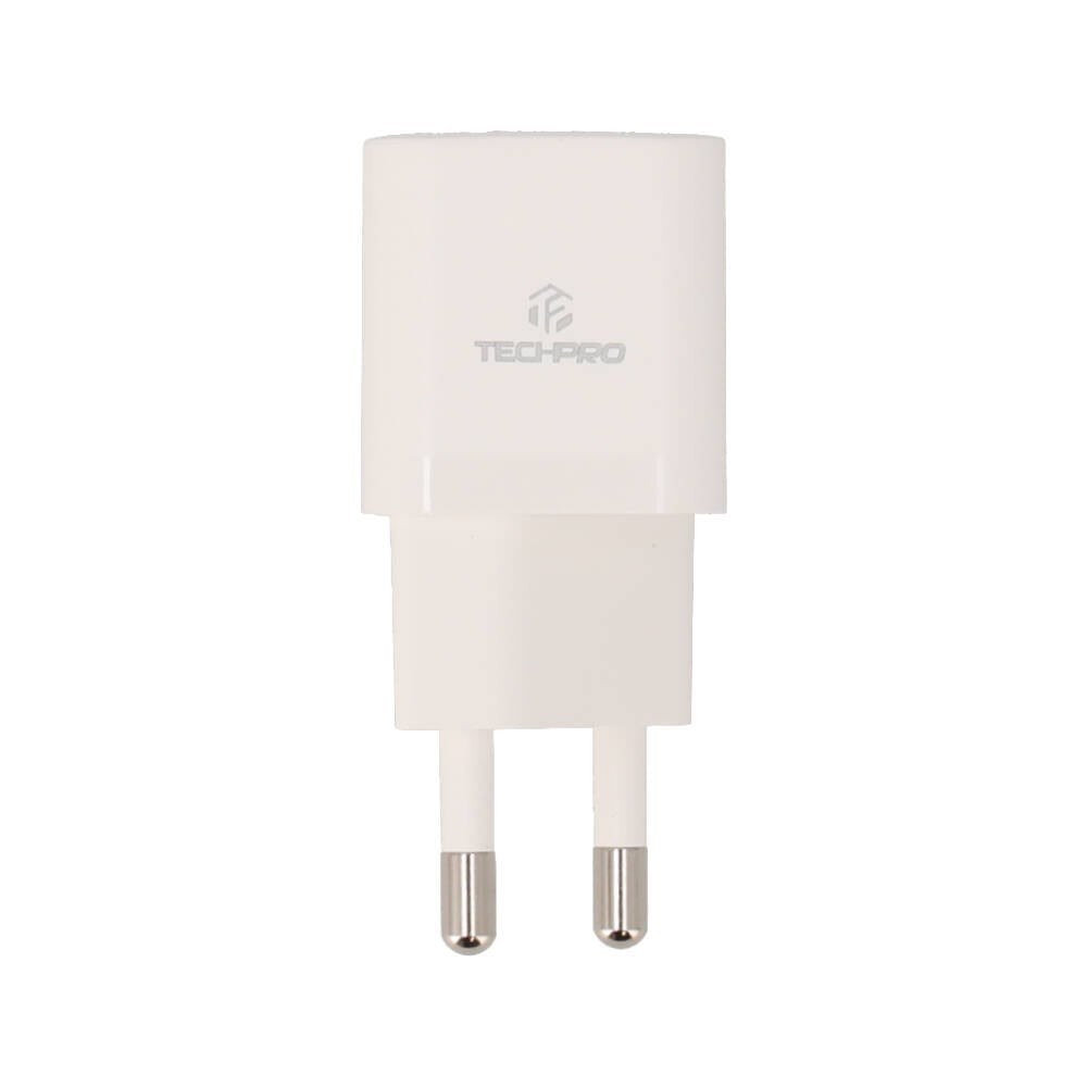 อะแดปเตอร์ TECHPRO Wall USB Charger 1 USB-A / 1 USB-C (PD30W/PPS33W) White (TP-WC06) (TISI)