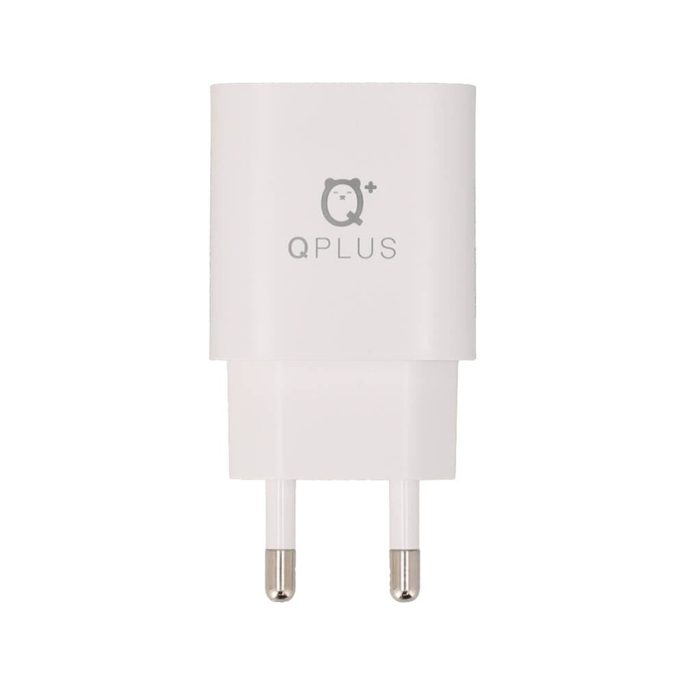 อะแดปเตอร์ QPLUS Wall Charger 1 USB-A / 1 USB-C 20W พร้อมสายชาร์จ USB-C to Lightning 1 เมตร