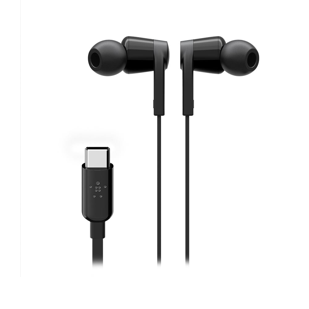 หูฟัง Belkin Soundform In-Ear with Mic. USB-C Black