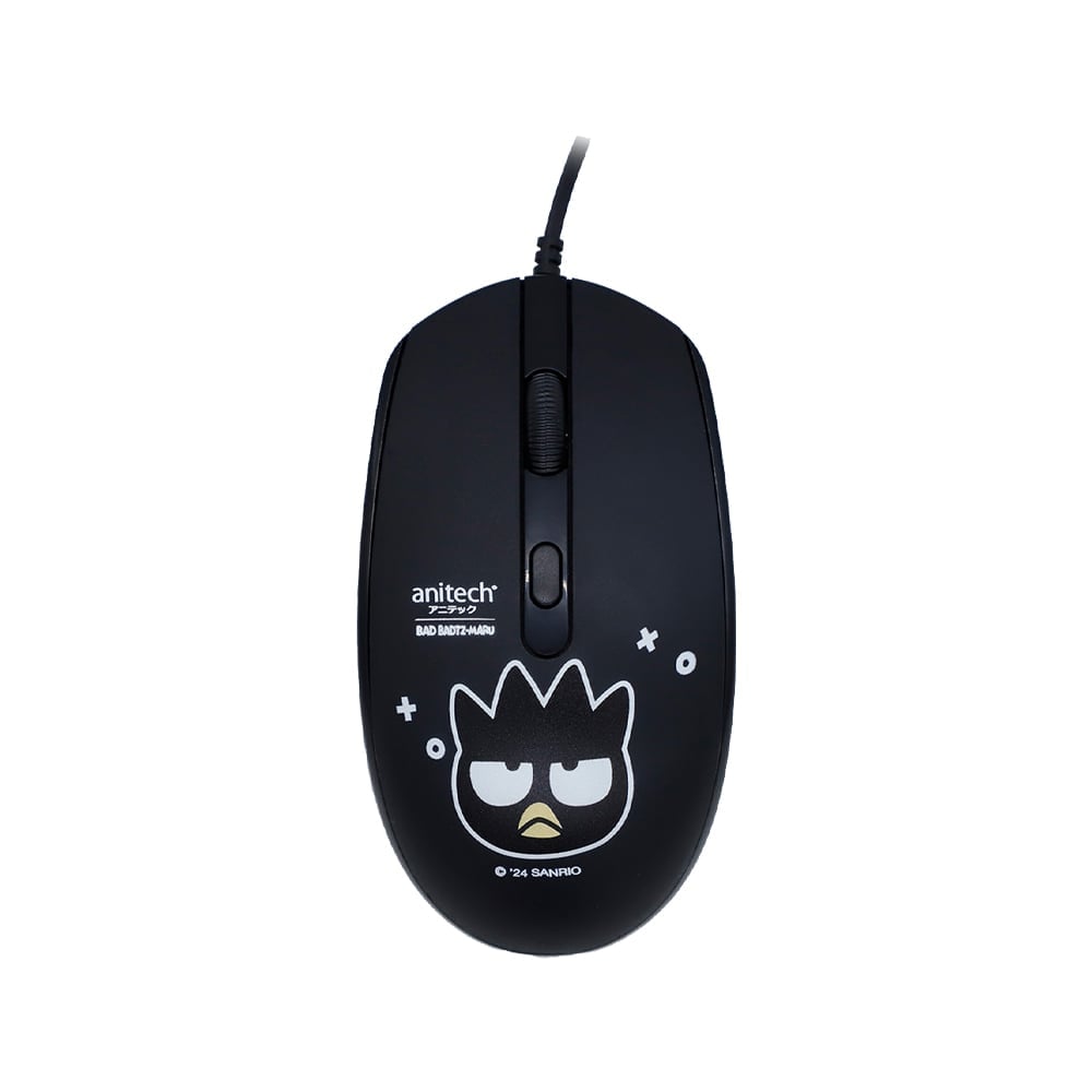 เมาส์ Anitech Wired Mouse Sanrio KU-A551-BK Black