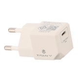 อะแดปเตอร์ TITANV Wall Charger 1 USB-C 33W White (TISI)