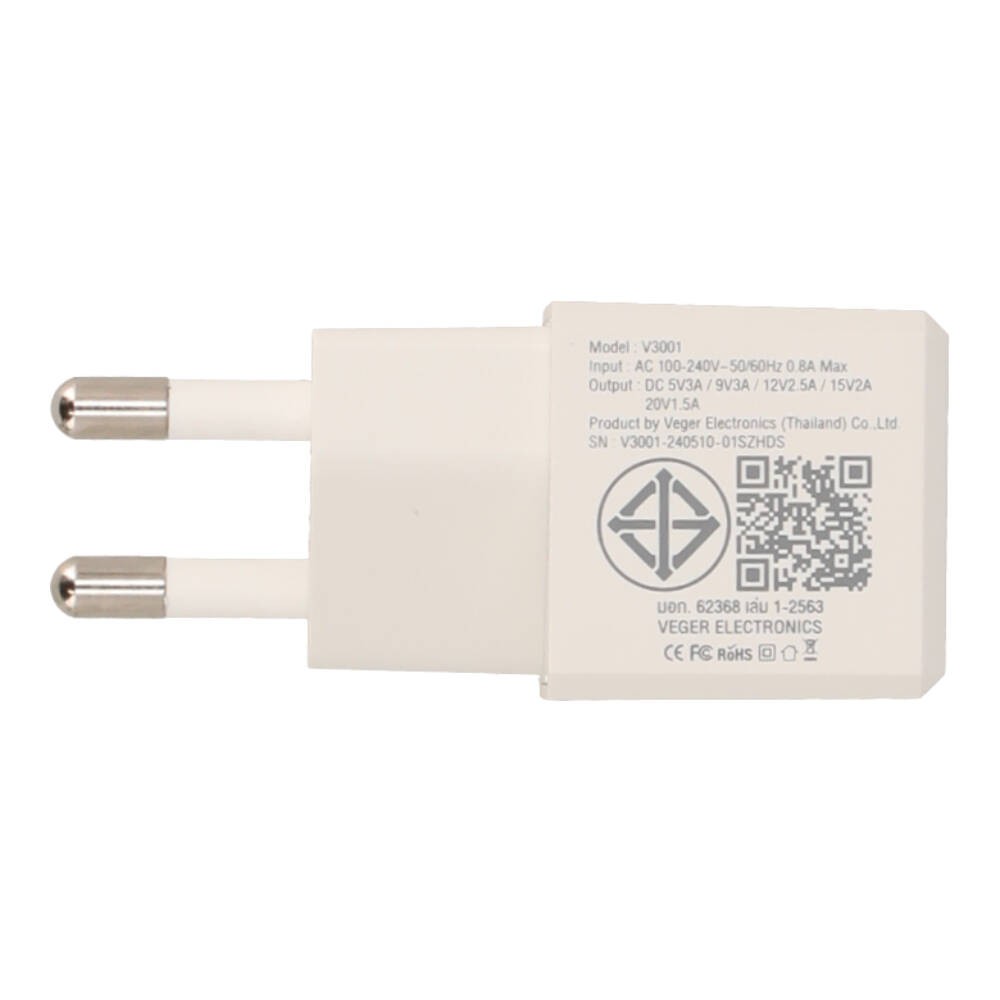 อะแดปเตอร์ TITANV Wall Charger 1 USB-C 33W White (TISI)