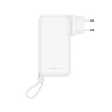 พาวเวอร์แบงค์ ALPHA 10,000 mAh Built-in Cable 20WPD ALPC10-26PD White