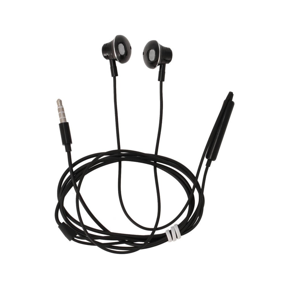 หูฟัง TECHPRO Magnet Earbud with Mic. 3.5mm Black