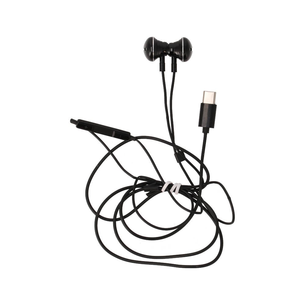 หูฟัง TECHPRO Magnet Earbud with Mic. Type-C Black