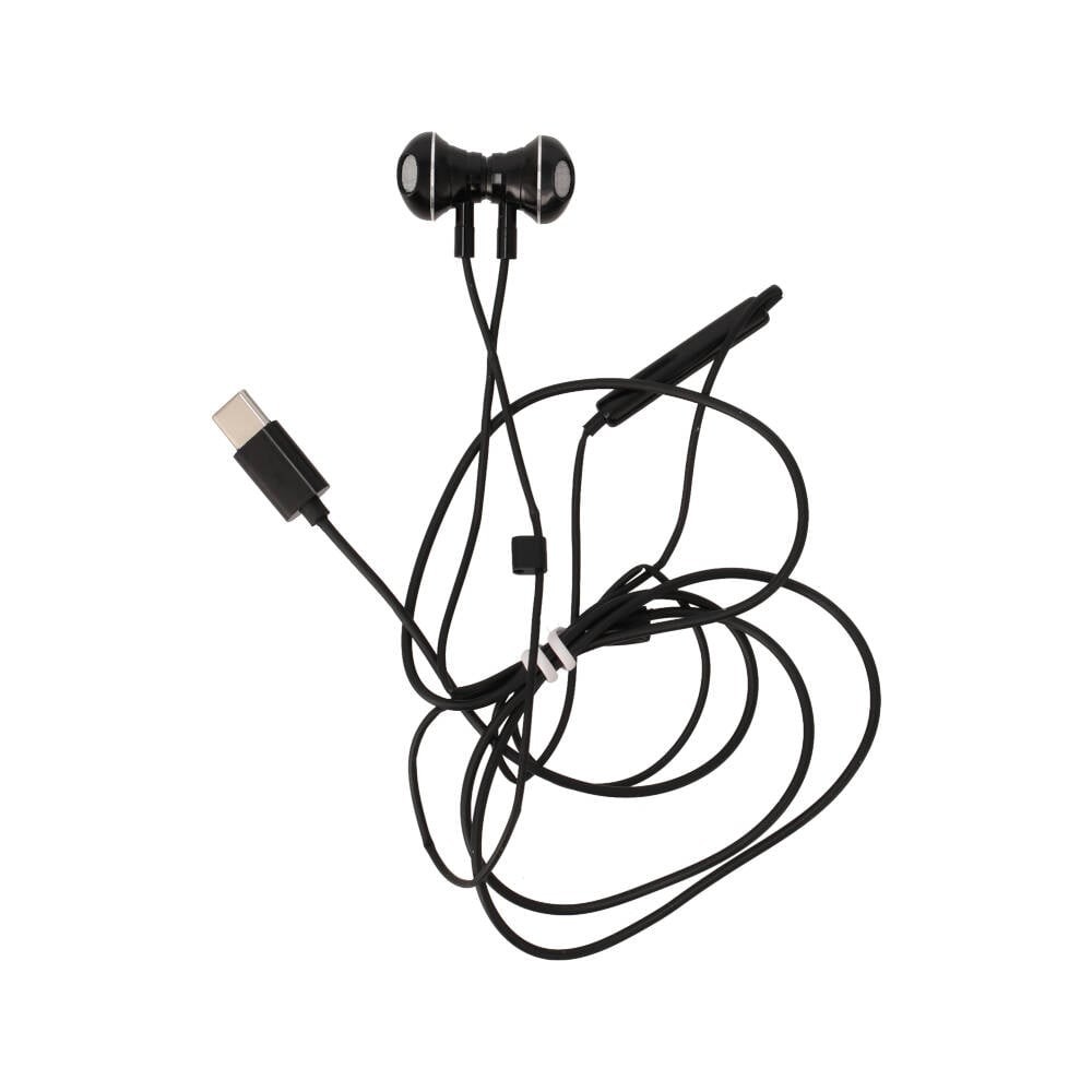 หูฟัง TECHPRO Magnet Earbud with Mic. Type-C Black