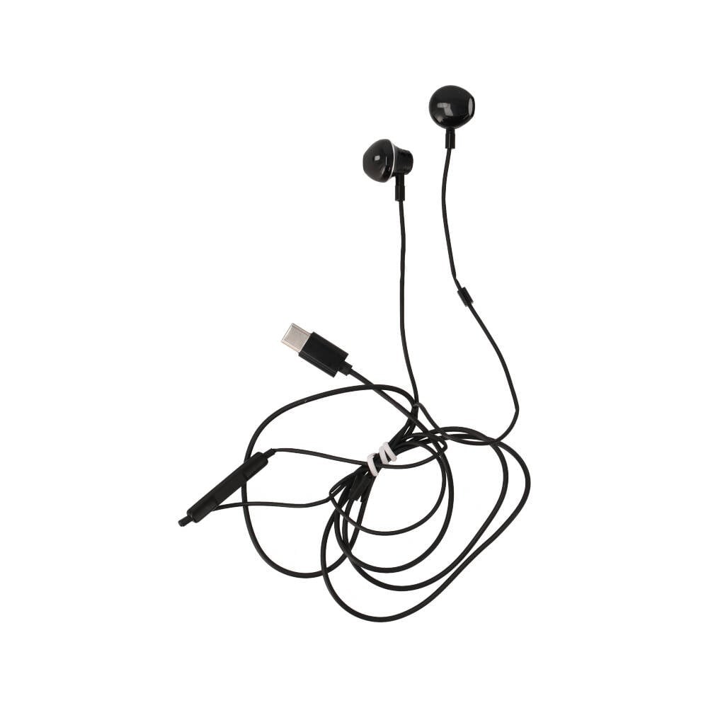 หูฟัง TECHPRO Magnet Earbud with Mic. Type-C Black