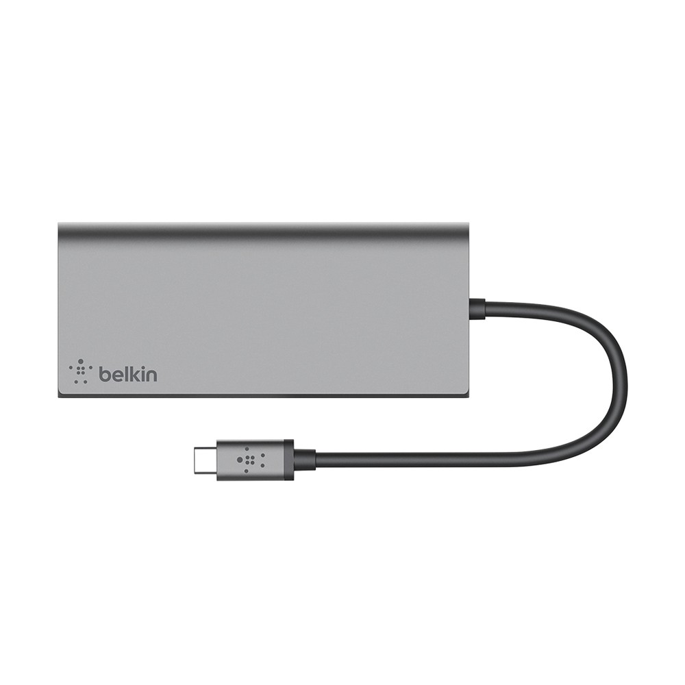 Belkin 9 in 1 USB-C Hub (F4U092btSGY) Gray