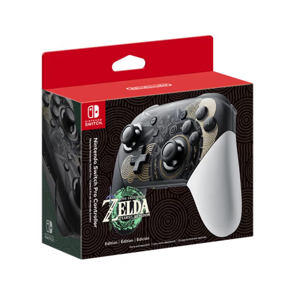 จอยคอนโทรลเลอร์ Nintendo Switch Zelda Pro Black