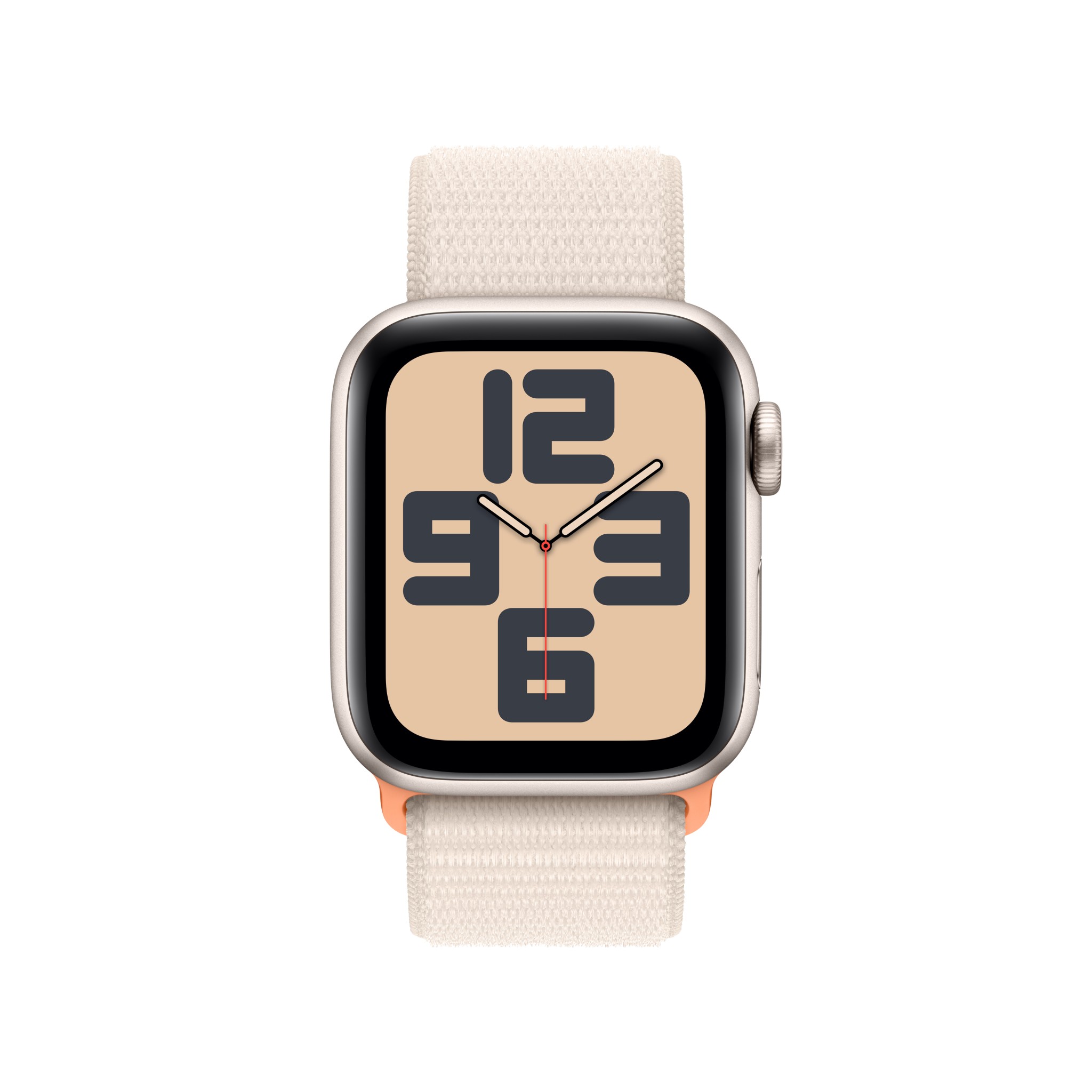 Apple Watch SE GPS 40mm Starlight Aluminium Case with Starlight Sport Loop - 2nd Gen (New)