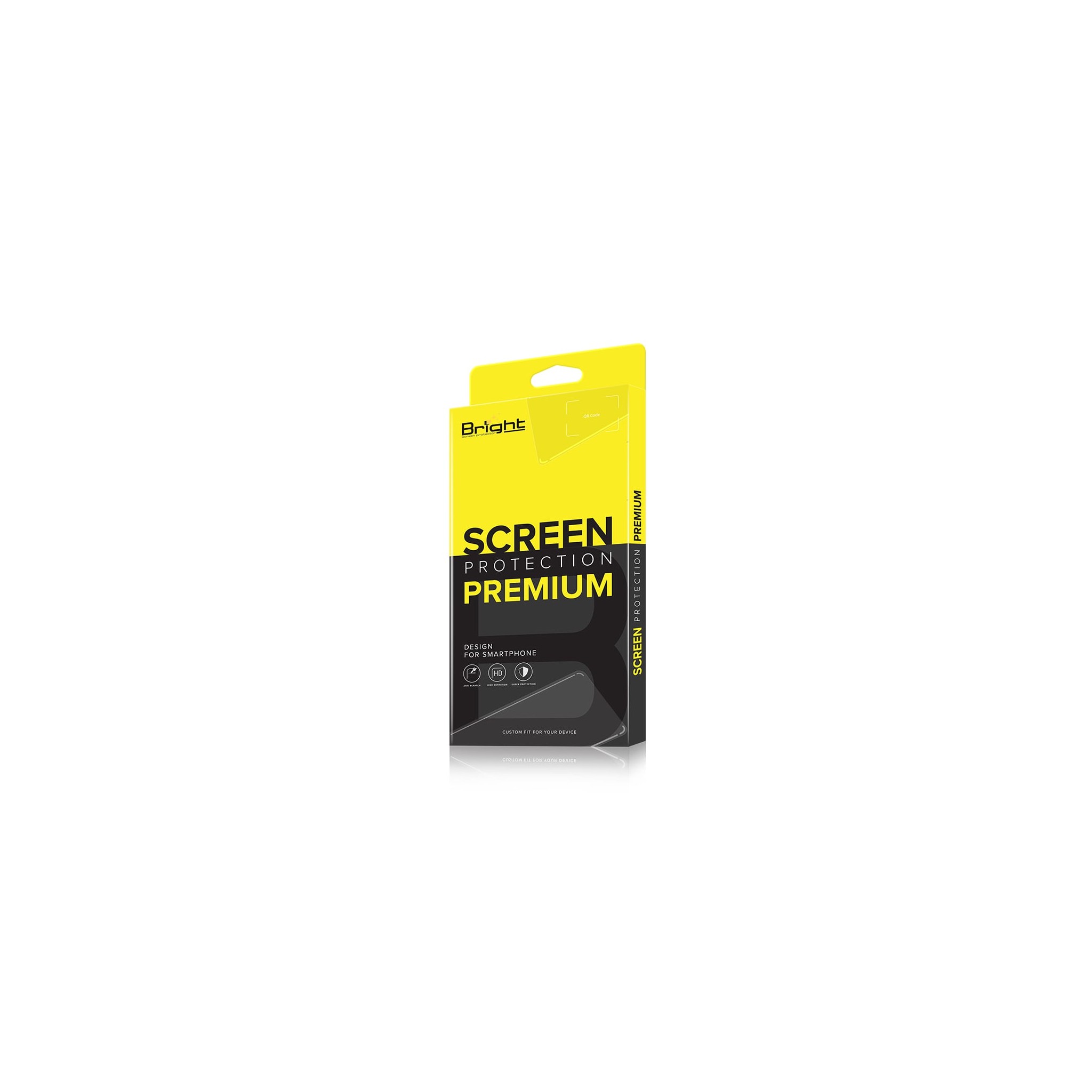 ฟิล์มกันรอย Bright Tempered Glass iPhone 16 Plus Full Frame Black
