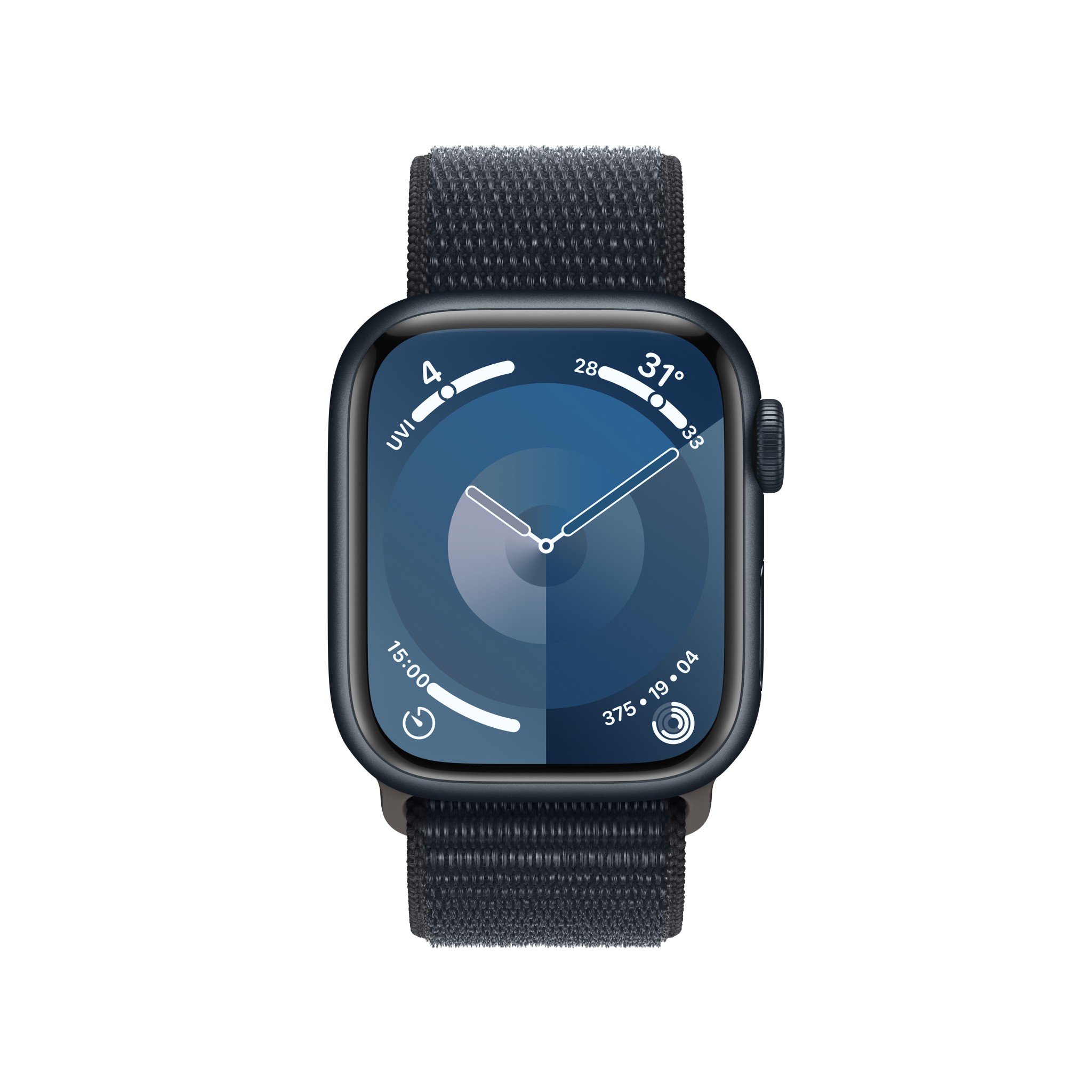Apple Watch Series  9 GPS + Cellular 41mm Midnight Aluminium Case with Midnight Sport Loop