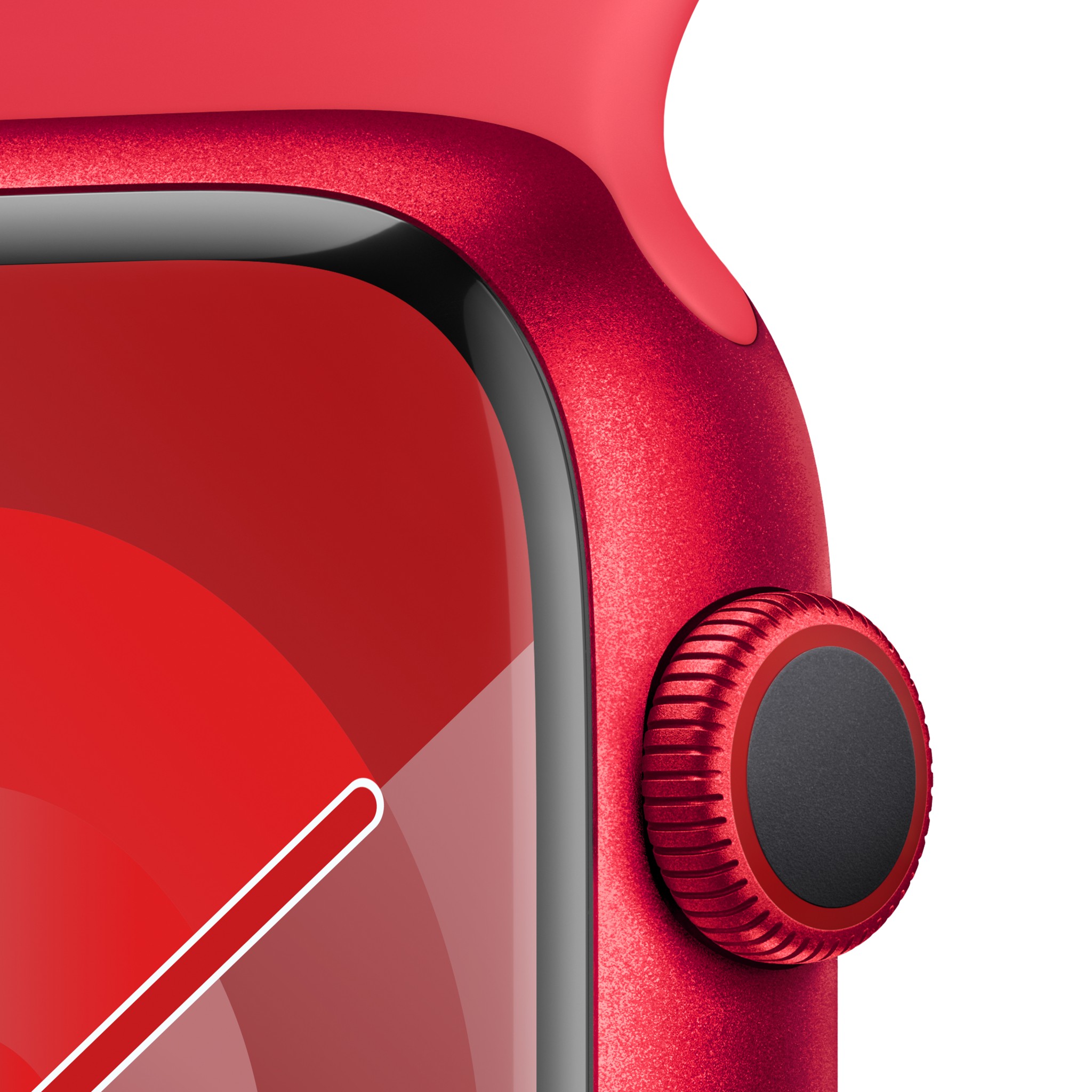 Apple Watch Series  9 GPS + Cellular 45mm (PRODUCT)RED Aluminium Case with (PRODUCT)RED Sport Band - M/L