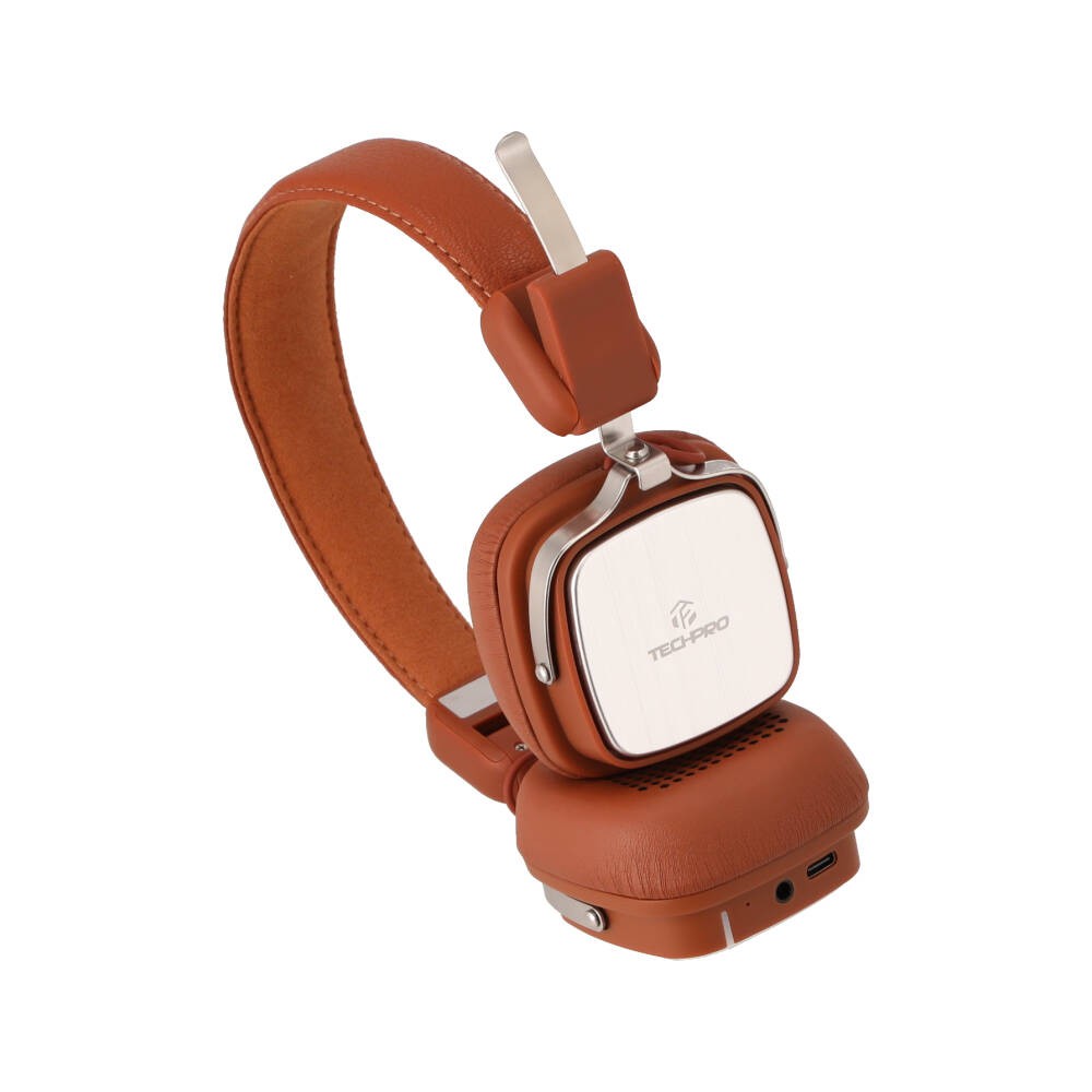 หูฟังไร้สาย TECHPRO TP-HP02 Cinnamon