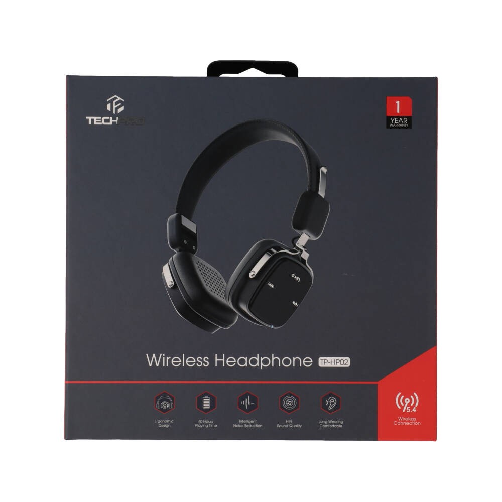 หูฟังไร้สาย TECHPRO TP-HP02 Cinnamon